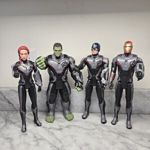 Marvel Avengers Endgame Titan Power FX, 2018, Lot Of 4, 12 Inch Action Figures